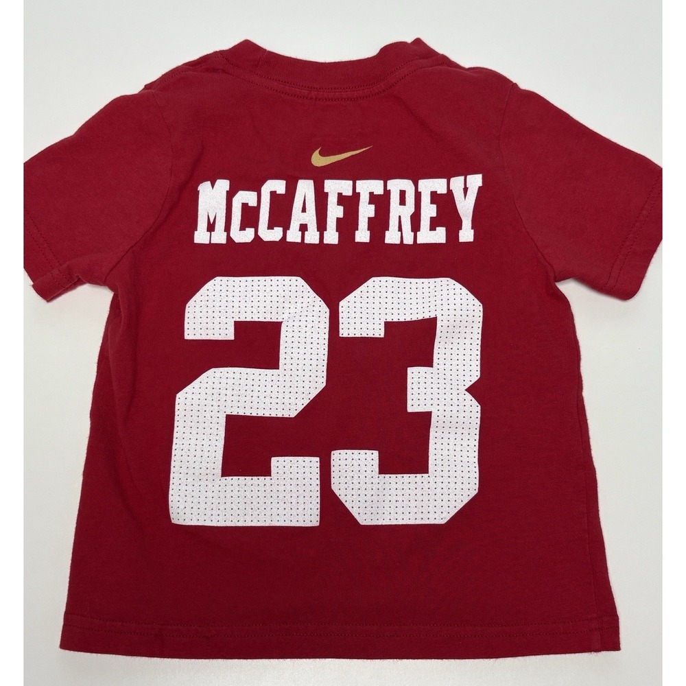 49er 3T Christian McCaffrey Toddler Jersey Red #32 Nike NFL San Francisco - Picture 2 of 7